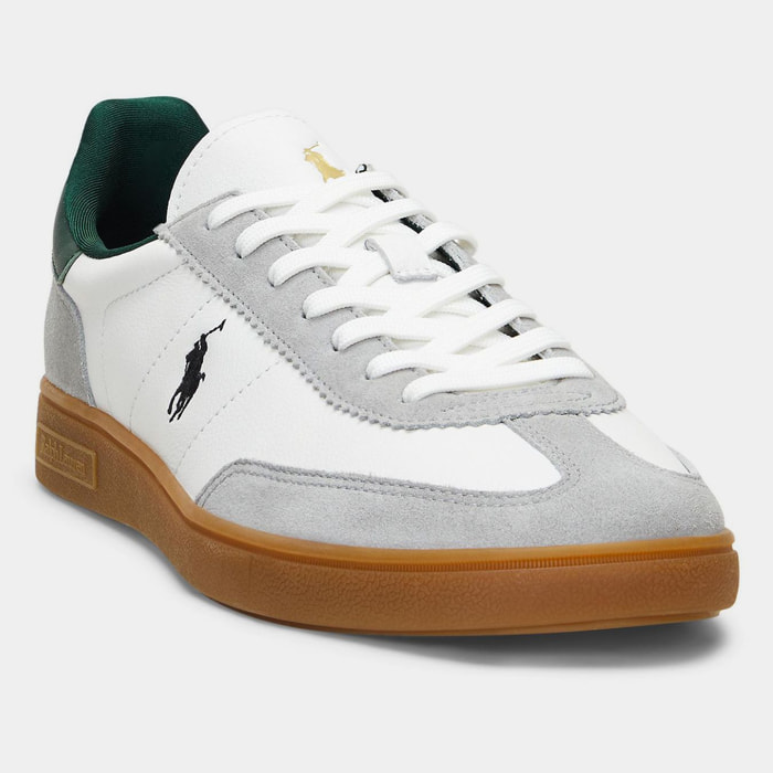 Sneakers Polo Sport - cuero - blanco y gris