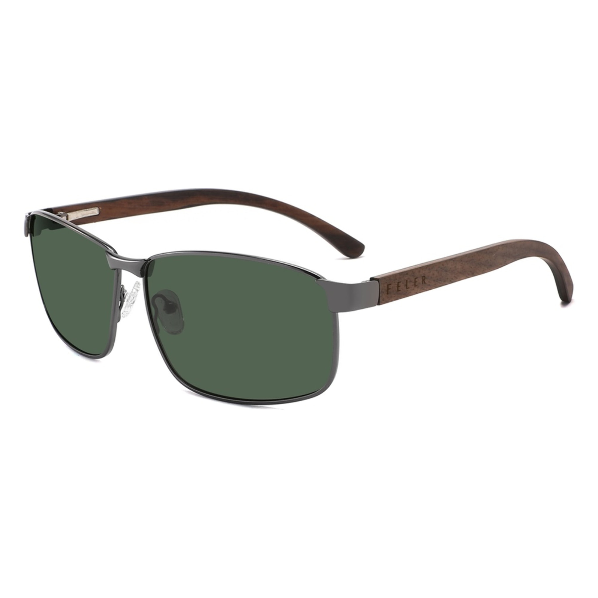 Gafas de Sol Feler 1815-3 Polarizadas de Madera Unisex 62 mm