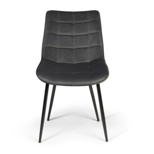 Chaises Melinda en velours