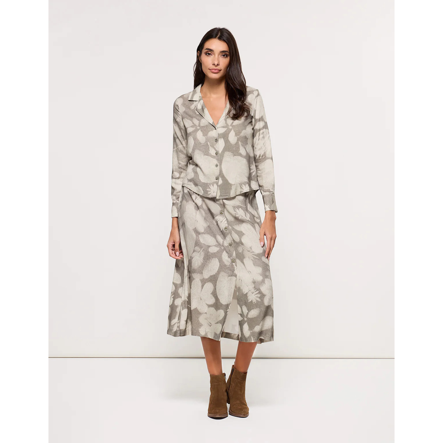 Falda Midi Verde - Lori