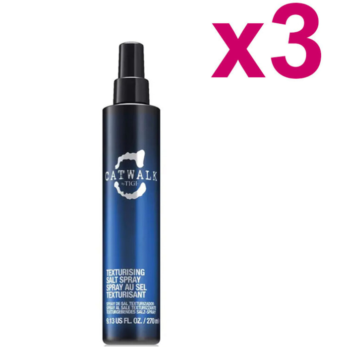 TIGI Kit Catwalk Texturising Salt Spray 270ml 3 Pezzi