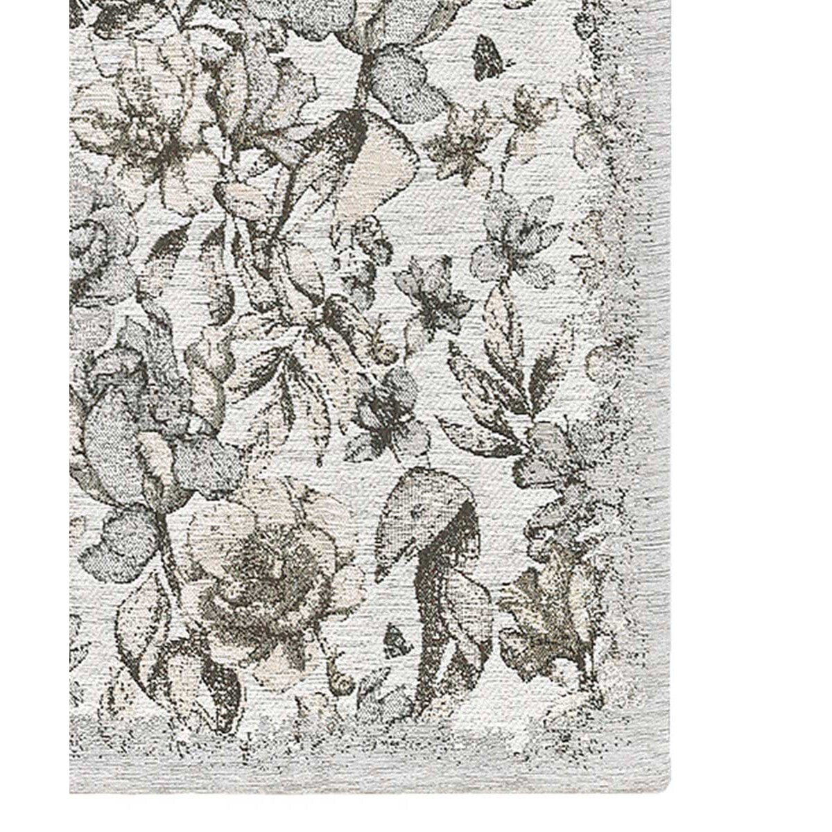 Tappeto Antiscivolo Moderno Salotto Grigio Beige