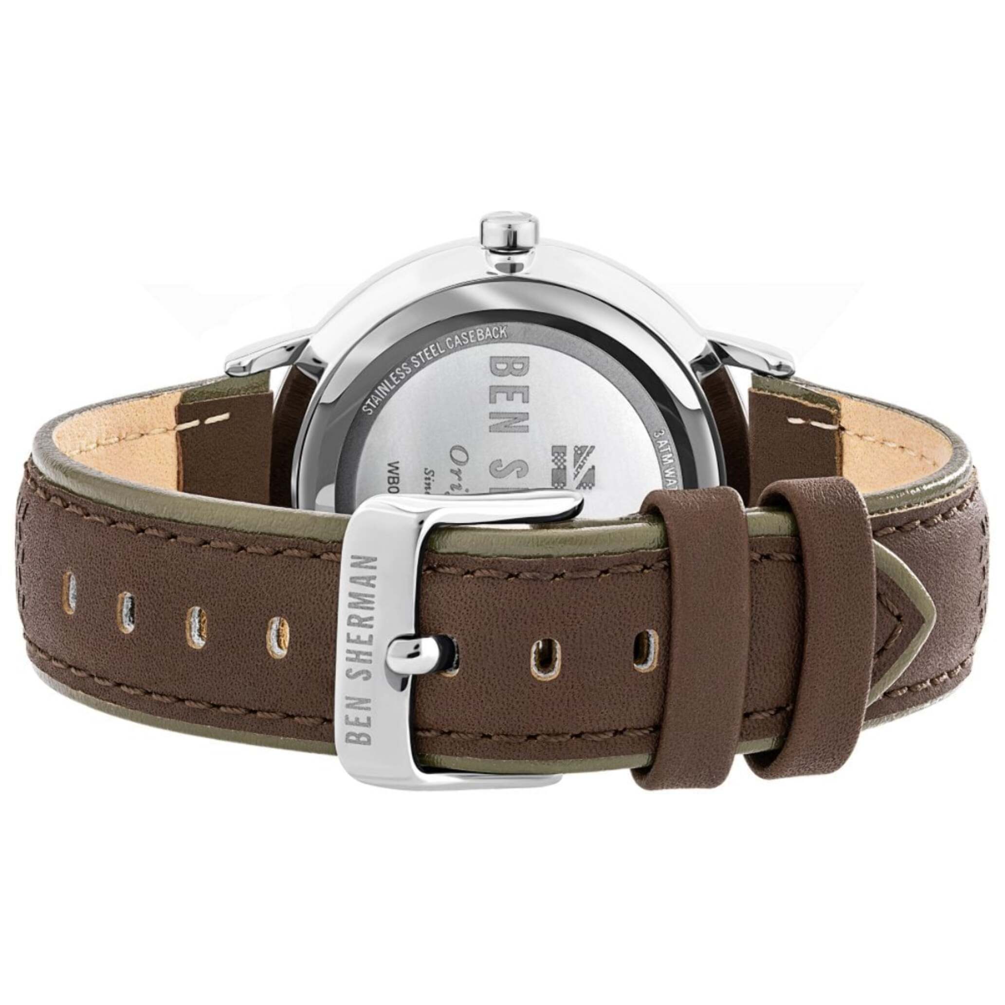 Reloj Ben Sherman WB038T Hombre Analogico Cuarzo con Correa de Cuero