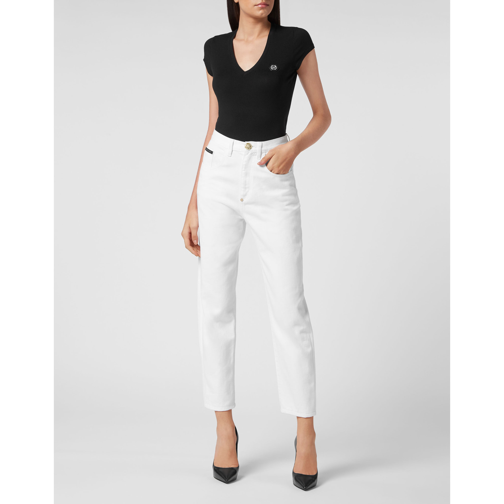 PHILIPP PLEIN Jeans Mom Fit HEXAGON