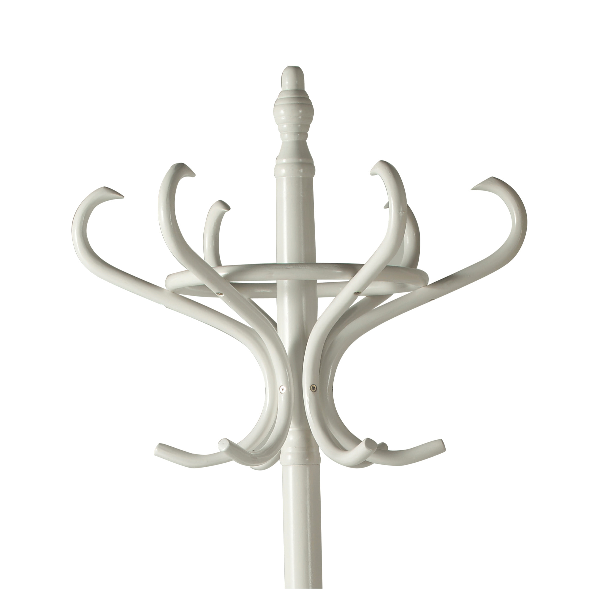 Perchero Retro madera blanco 183x48x51 cm