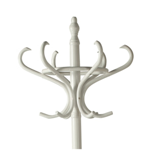 Perchero Retro madera blanco 183x48x51 cm