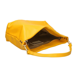 Borsa a spalla da donna - Modello Ginevra - Vera pelle - 29.0 x 20.0 x 9.0 cm