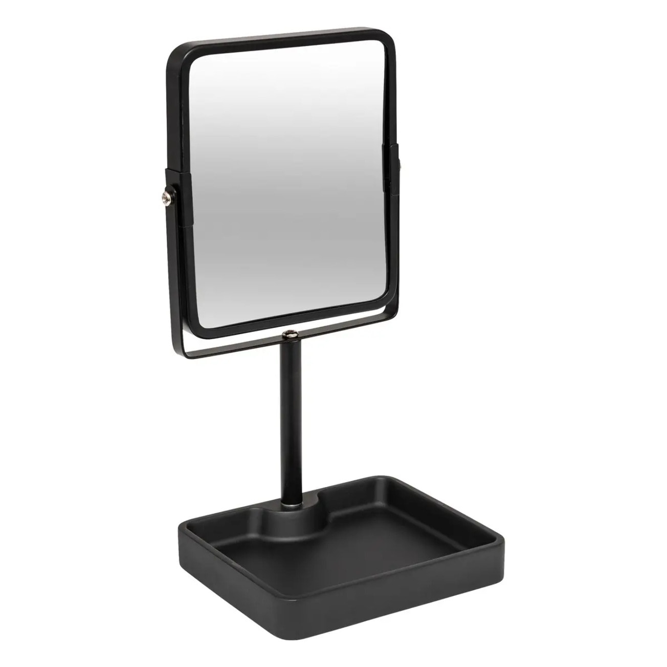 Miroir "Glass" pivotant noir 30x15,2cm