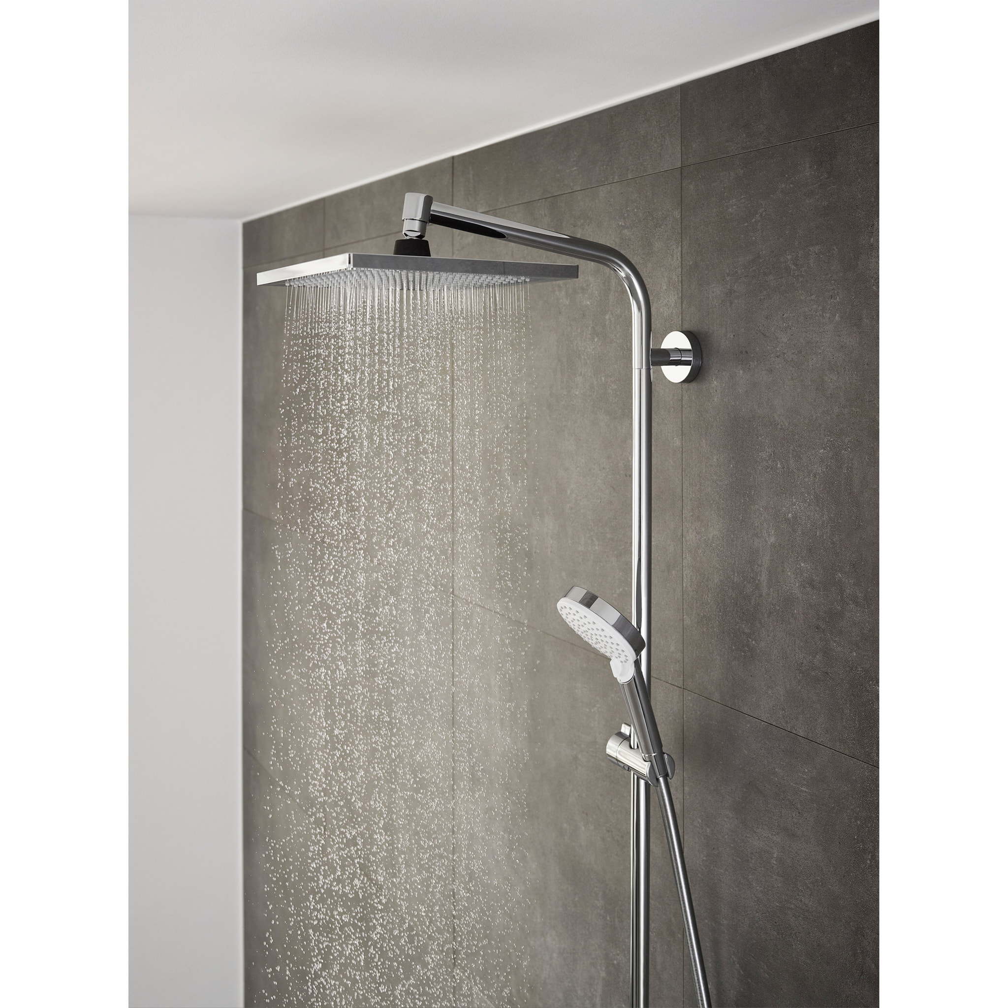 Colonne de douche Crometta E 240 EcoSmart avec mitigeur thermostatique