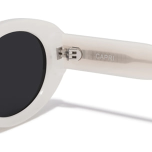 Gafas de Sol Capri Off-White / Black D.Franklin