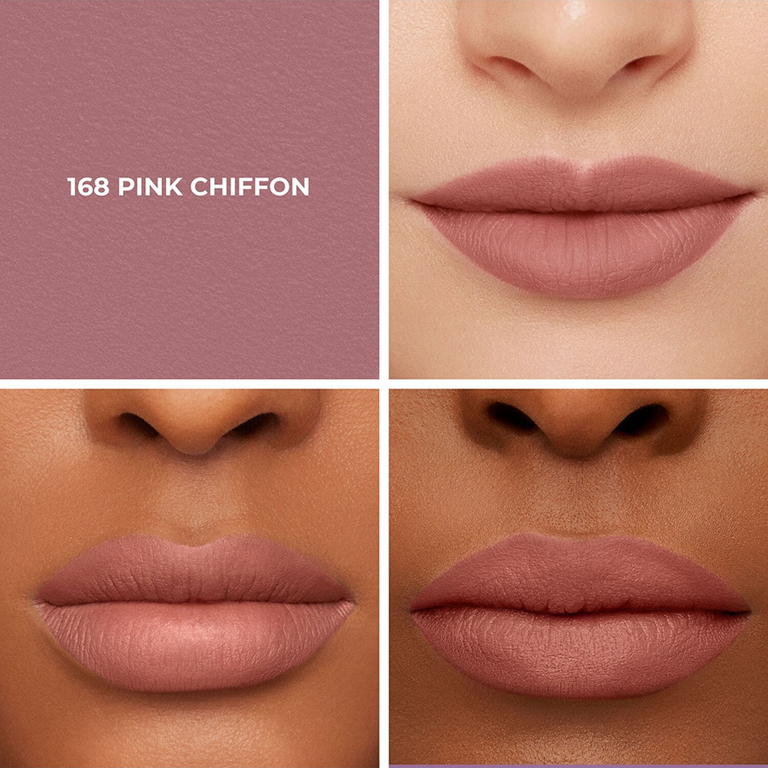 Caviar Smoothing Matte Lipstick  - 168 PINK CHIFFON