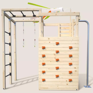 Maisonnette en bois pour enfants et ado - Multi activités