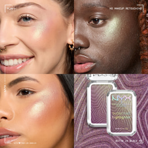 NYX Professional Makeup Buttermelt Highlighter BUTTA IN BLACK