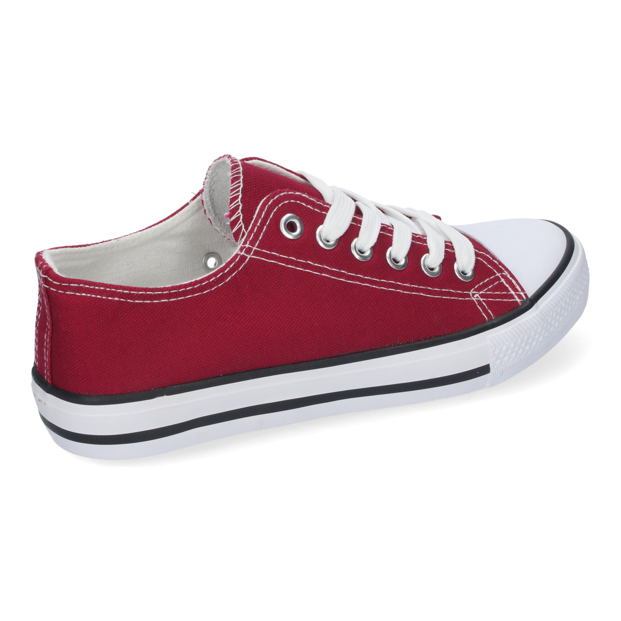 Zapatilla Plana de Mujer, Comoda, con Material de Lona