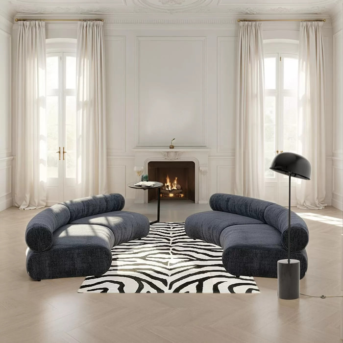 Lampadaire Loungy 160cm noir Kare Design