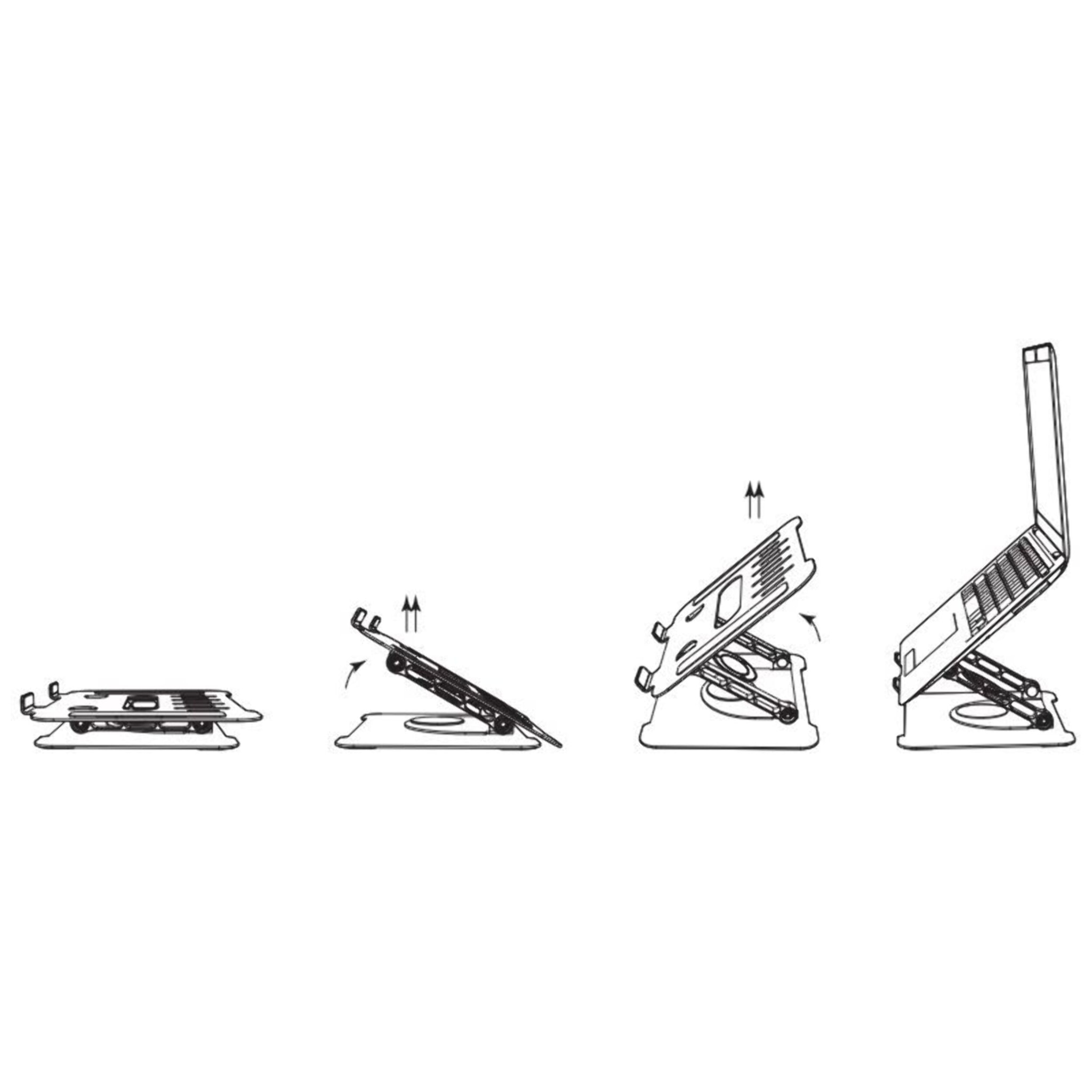 Support ordinateur portable ESSENTIELB SUPPORT ROTATIF