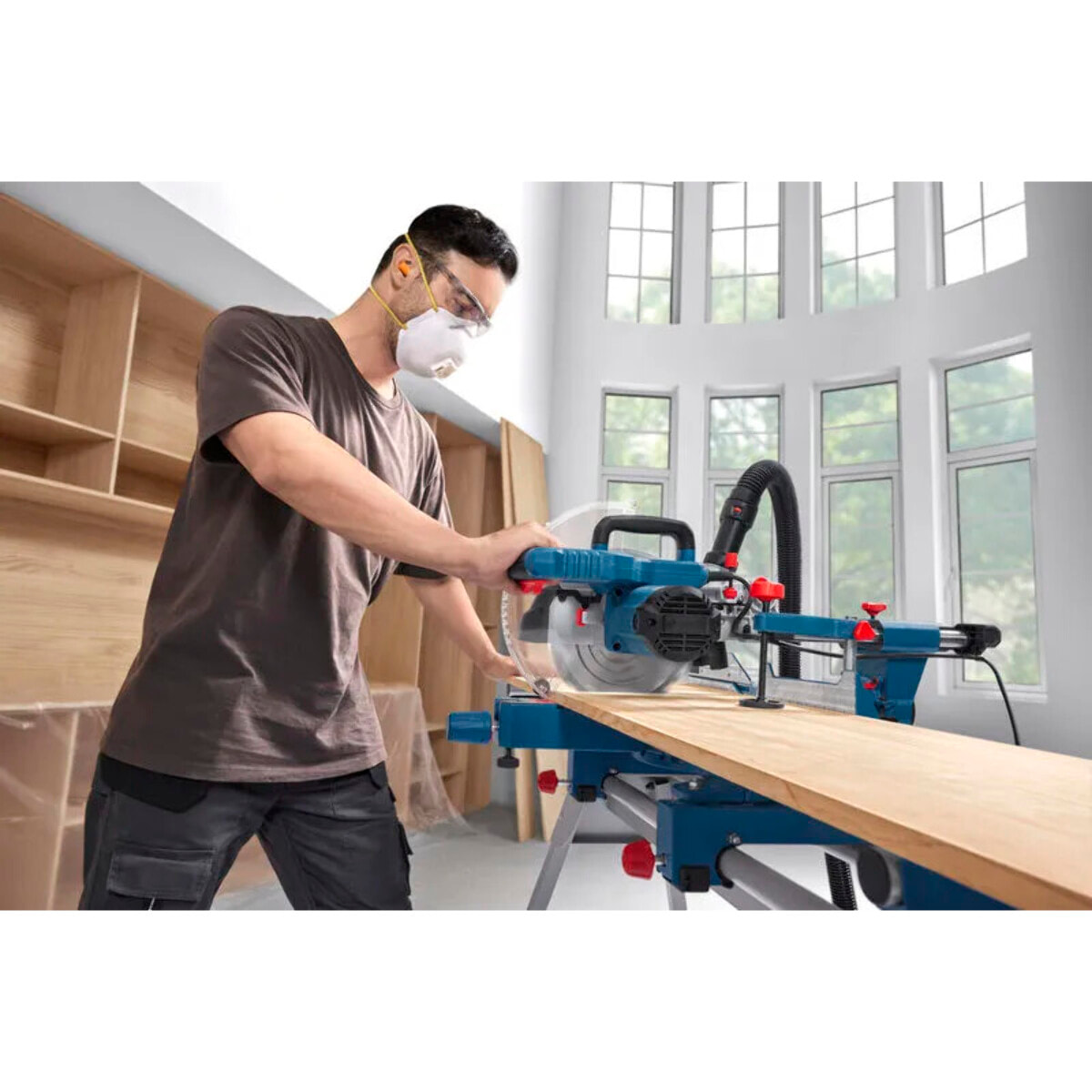 Scie à onglets PRO GCM305-216S - BOSCH - 0601B61001