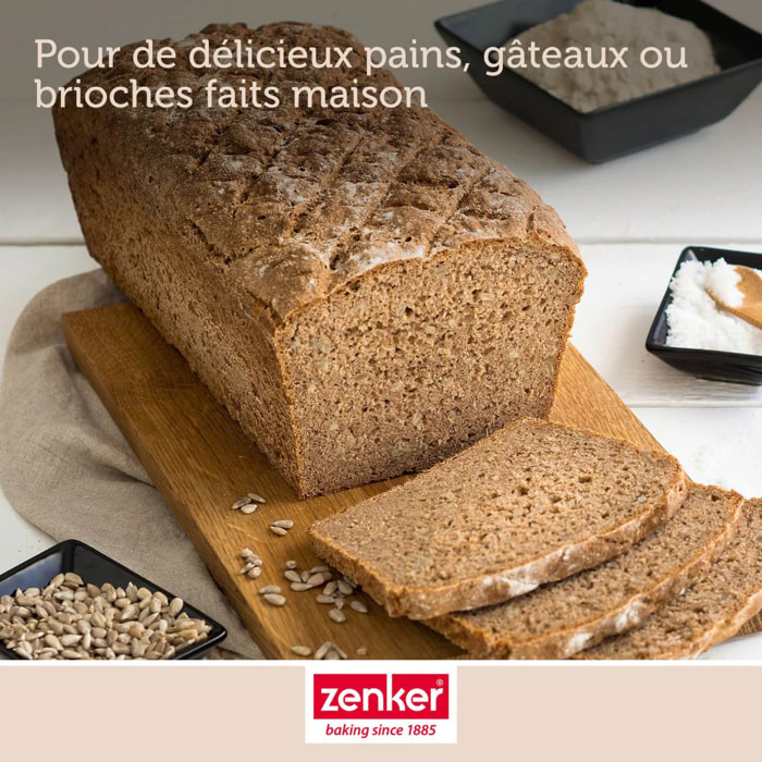 Set de 4 ustensiles de pâtisserie moule à gâteaux bol et spatule Black metallic Black mettallic Zenker  Black mettallic