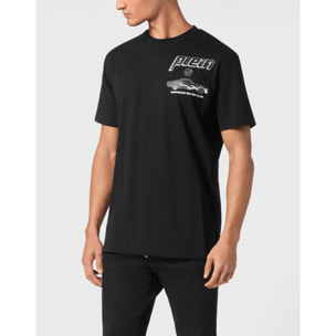 PHILIPP PLEIN Camiseta de cuello redondo y manga corta RACING