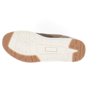 Armata di Mare Scarpe Uomo Sneakers Alte Casual Stringate con Soletta Rimovibile in Memory Foam AMU W23L448 Brown