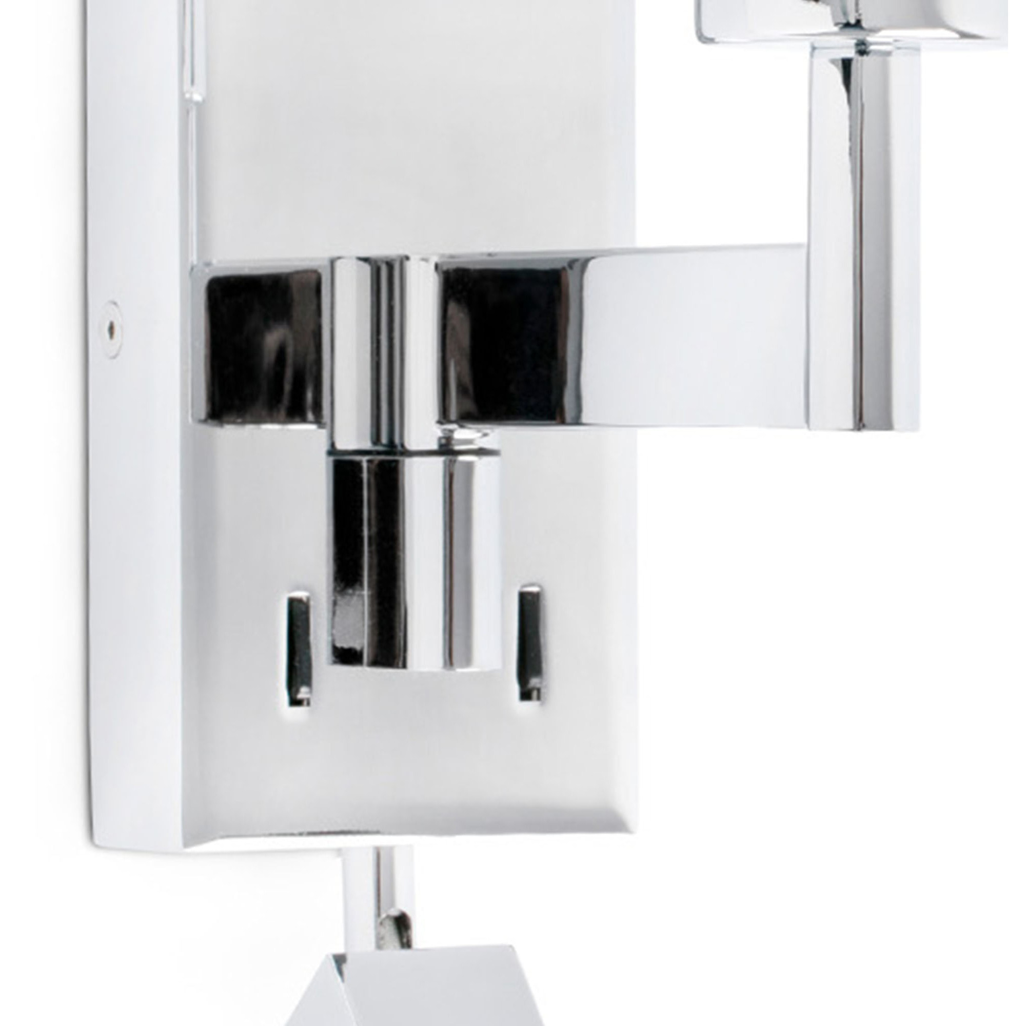 ARTIS Lampe applique avec lecteur chrome/blanc