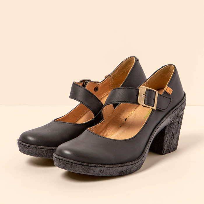 Sandalias N5433 WAX NAPPA BLACK / HAYA color Black