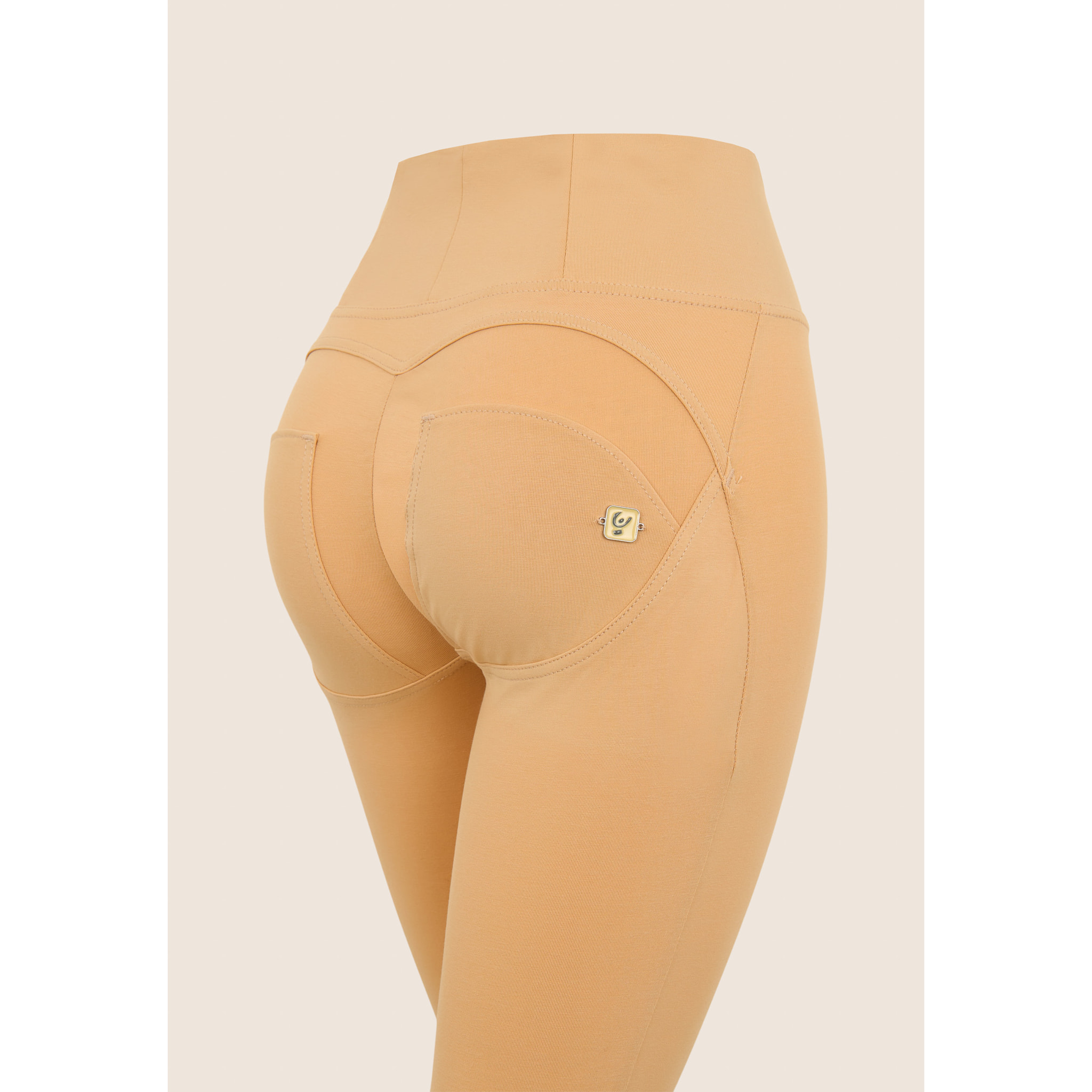 Pantaloni push up WR.UP® 7/8 superskinny vita alta con zip