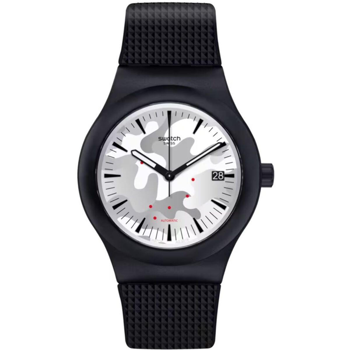 Reloj Swatch SUTB407 Unisex Analogico Automatico con Correa de Plastico