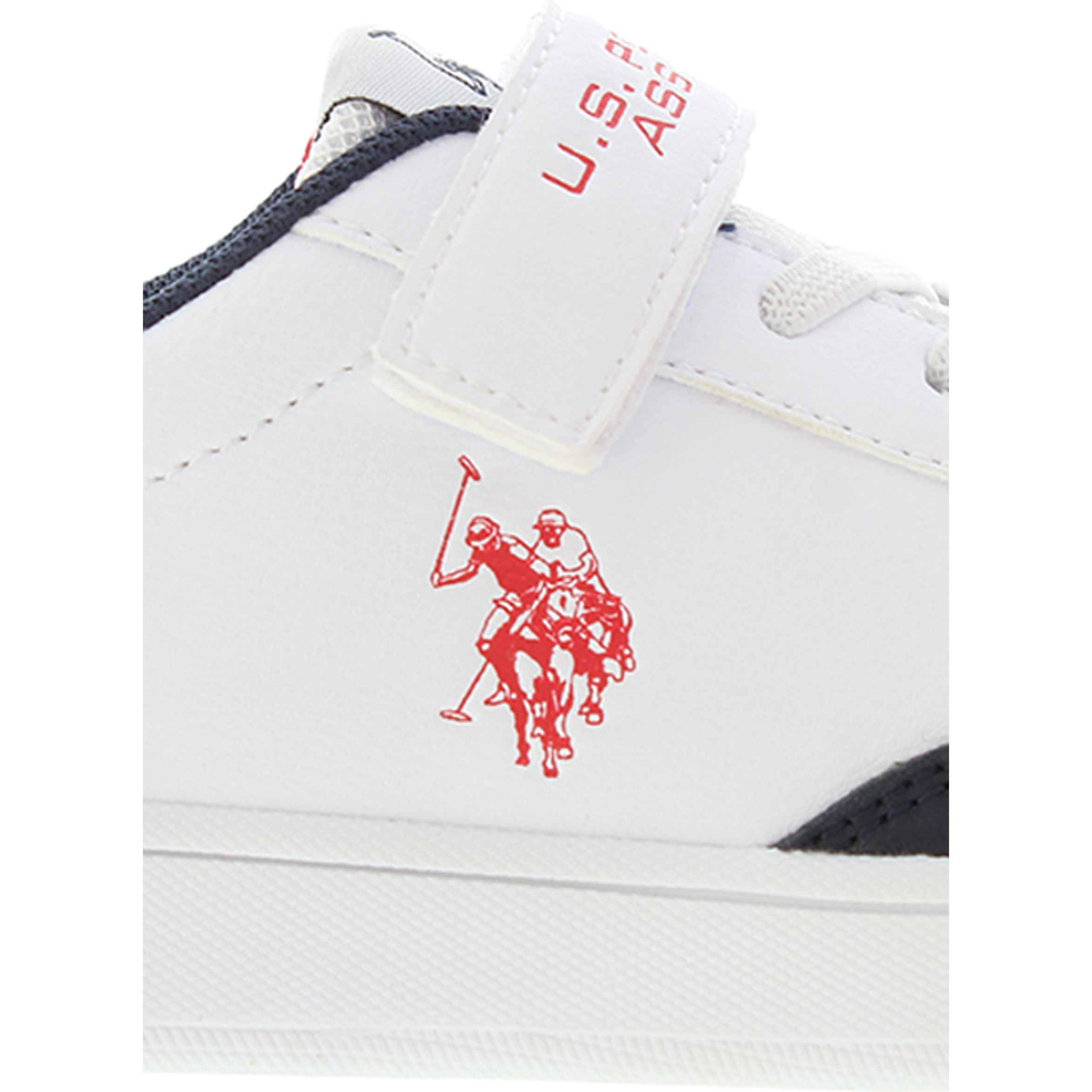 Sneakers U.S. Polo Assn. bianco-blu navy