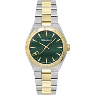 Ferragamo Reloj Analógico De Cuarzo Zb-Vega Upper East 35Mm-F