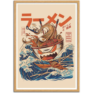 Affiche - Great Ramen off Kanagawa - Ilustrata
