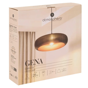 Suspension Gena ronde D.39cm doré