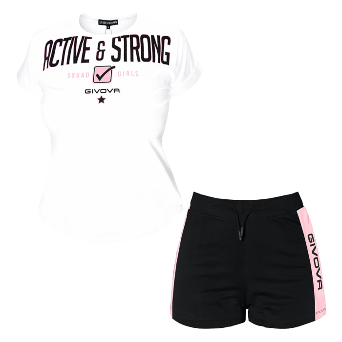 Completo Set Donna GIVOVA Corto Cotone