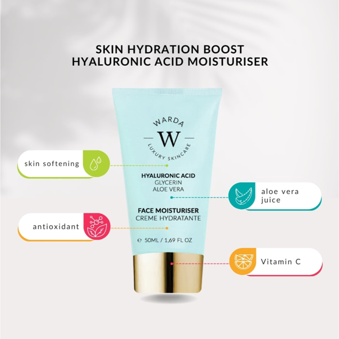 HIDRATACIÓN DE LA PIEL HIDRATANTE CON ÁCIDO HIALURÓNICO 50ml