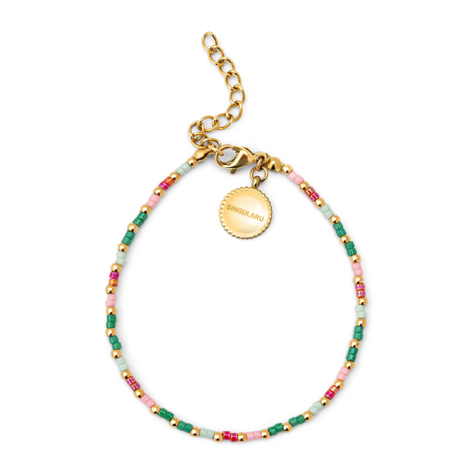 Pulsera Vidal Colors Acero Baño Oro