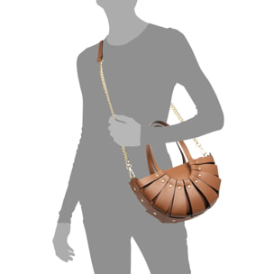 FIRENZE ARTEGIANI Borsa a tracolla da donna Aquara. Finitura Ruga in vera pelle.