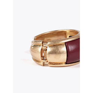 Bracciale Combinato Effetto Pelle