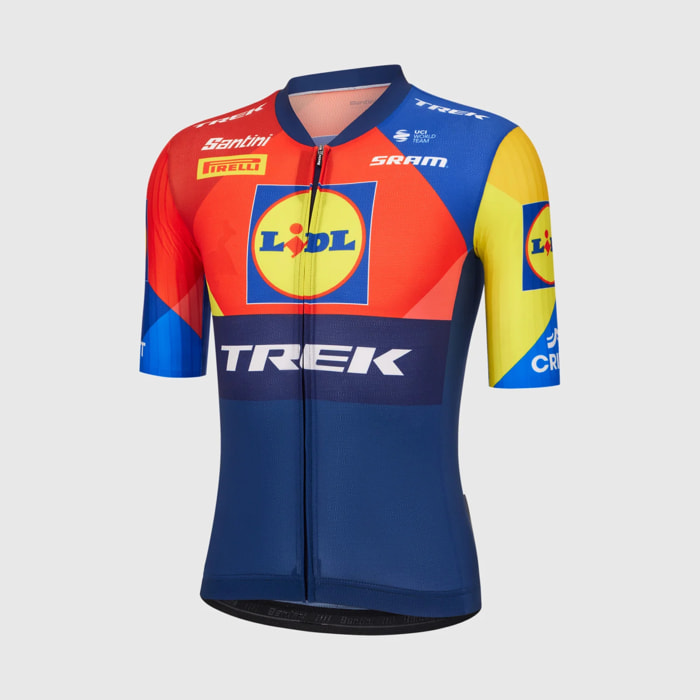 Lidl-trek Team Original Men's Short Sleeve Jersey - Print - Nessun Colore