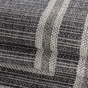 ARUBA - Tapis intérieur / extérieur à motif géométrique gris