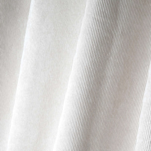 Rideau en velours côtelé - Ecru