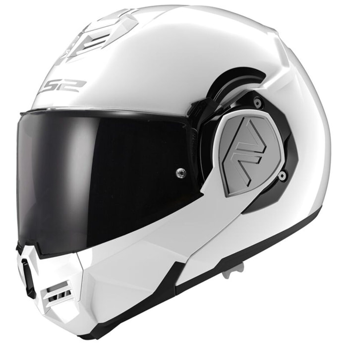 CASCO MOTO MODULAR LS2 FF906 ADVANT SOLID WHITE (E22.06)