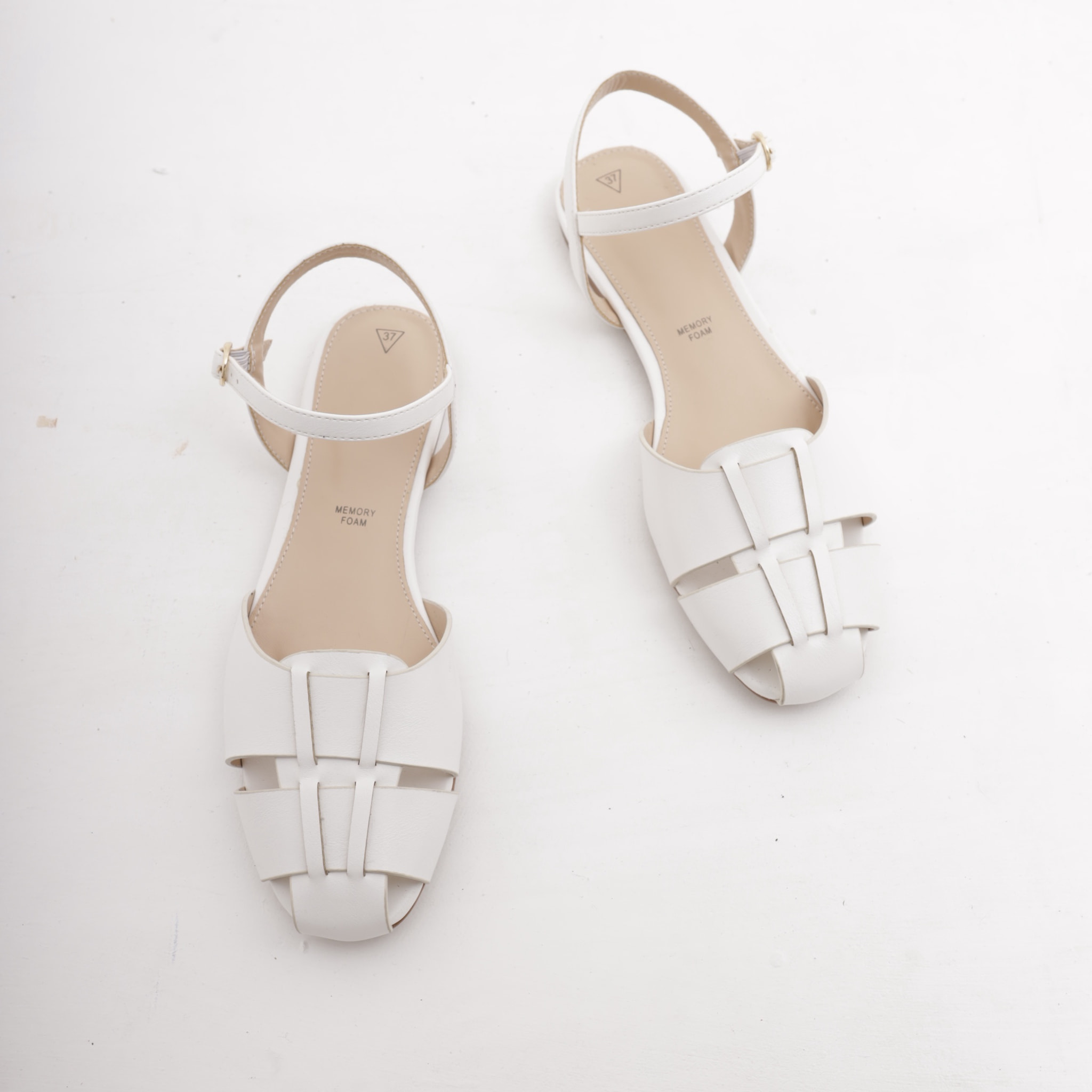 DECOLLETE' PIXIE FLAT CHOCOLA' BIANCO