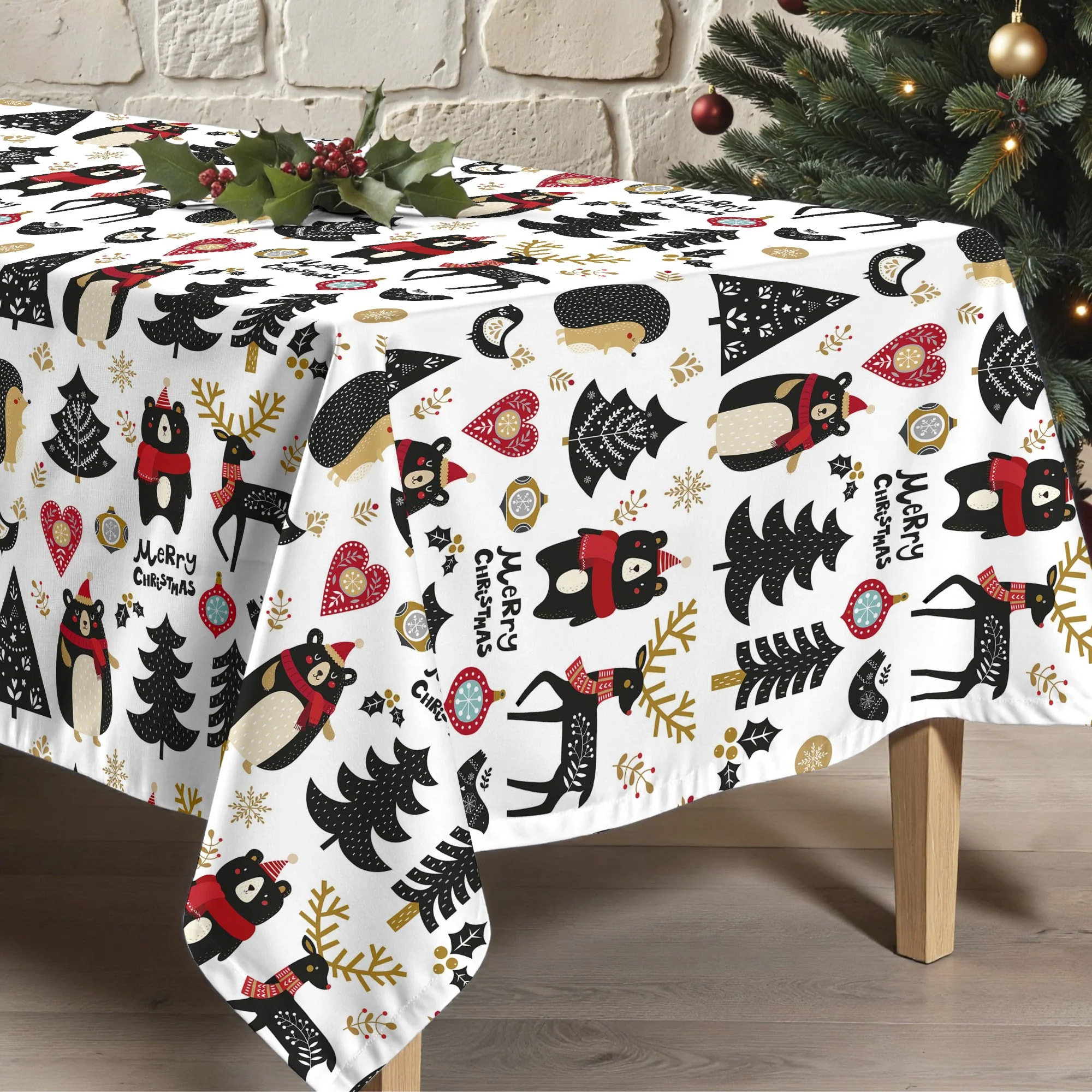 Nappe en résine Anti-tâches Merry Christmas 61