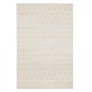 Tapis salon et chambre fait à la main en viscose motif scandinave MAQUI