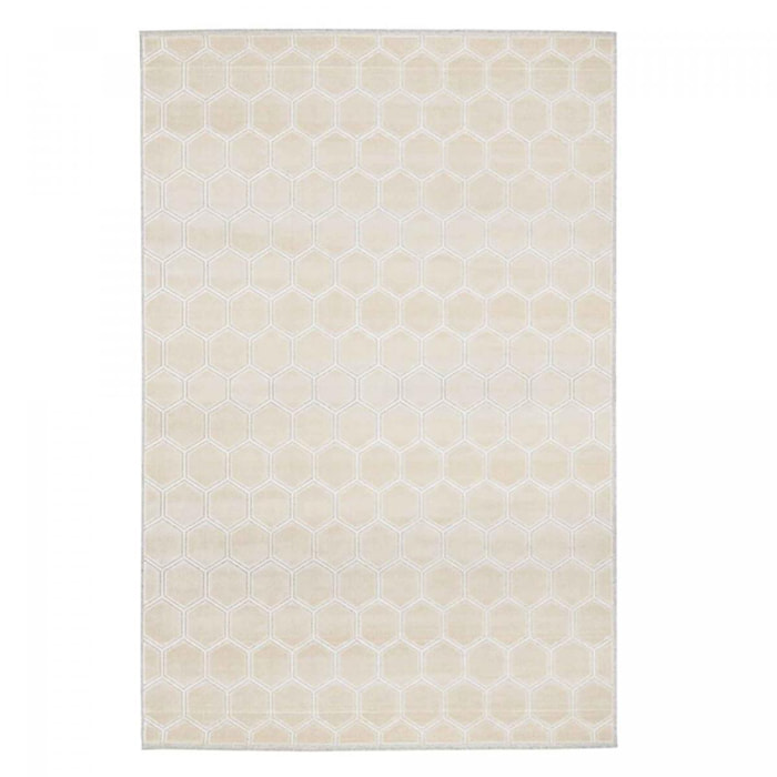 Tapis salon et chambre fait à la main en viscose motif scandinave MAQUI
