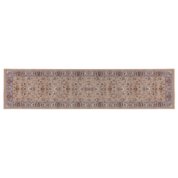 Tappeto Passatoia Corridoio Ingresso Disegno Orientale Beige