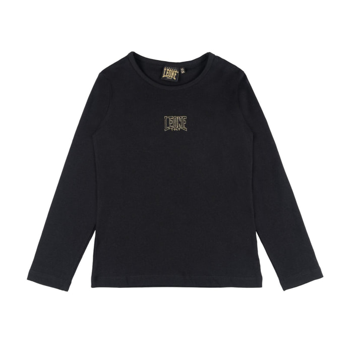 Camiseta de manga larga dorada Leone 1947 para niña