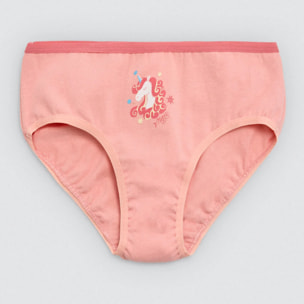 Confezione da 2 mutandine in cotone per bambine con stampe di unicorni e arcobaleno