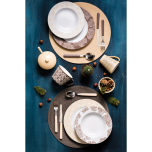 Servizio 24 posate Excelsa – Fashion, Acciaio Crema