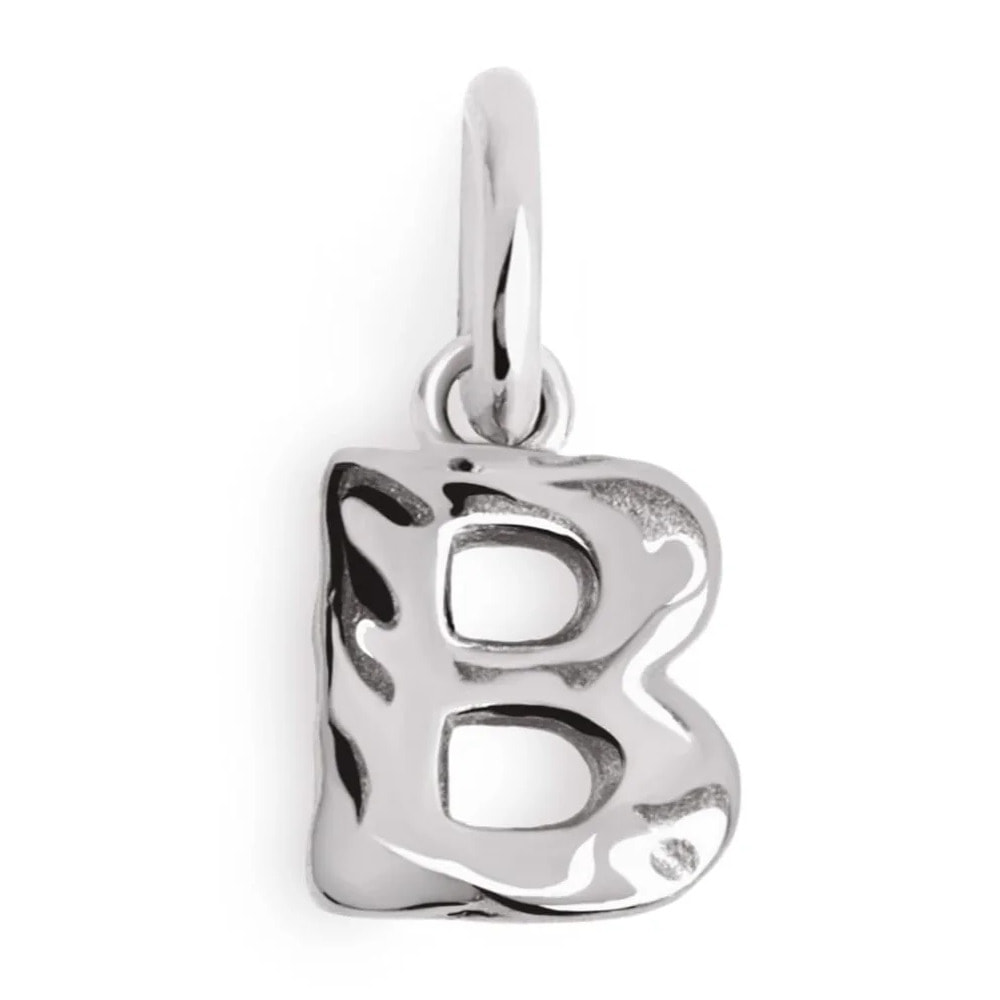 Charm Letter Organic Plata